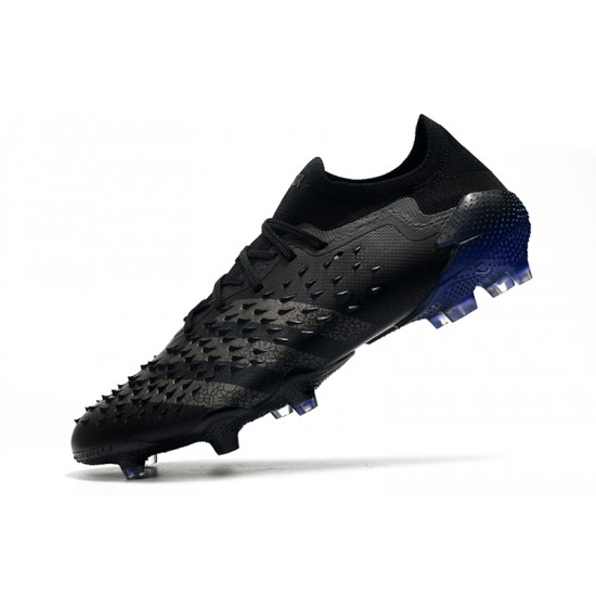 Adidas Predator Freak .1 Low FG Black Soccer Cleats