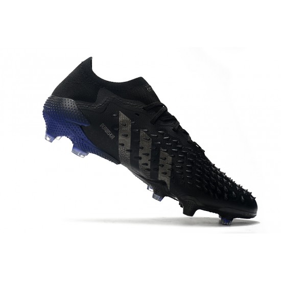 Adidas Predator Freak .1 Low FG Black Soccer Cleats