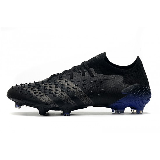 Adidas Predator Freak .1 Low FG Black Soccer Cleats