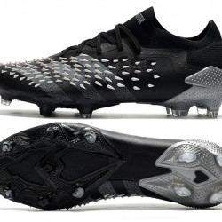 Adidas Predator Freak .1 Low FG Black White Soccer Cleats