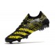 Adidas Predator Freak .1 Low FG Black Yellow Soccer Cleats