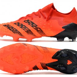 Adidas Predator Freak .1 Low FG Orange Black Soccer Cleats