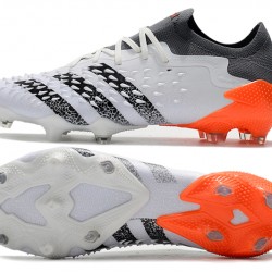 Adidas Predator Freak .1 Low FG White Orange Black Soccer Cleats