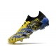 Adidas Predator Freak .1 Low FG Yellow Blue Soccer Cleats