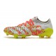 Adidas Predator Freak .1 Low FG Yellow Orange Silver Soccer Cleats