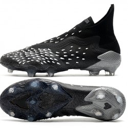 Adidas Predator Freak FG Black White High Soccer Cleats