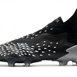 Adidas Predator Freak FG Black White High Soccer Cleats