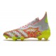 Adidas Predator Freak FG Yellow Green Orange Silver High Soccer Cleats