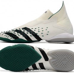 Adidas Predator Freak IC Beige Green High Soccer Cleats