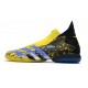 Adidas Predator Freak IC Black Yellow Blue High Soccer Cleats