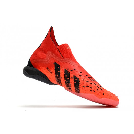 Adidas Predator Freak IC Orange Black High Soccer Cleats