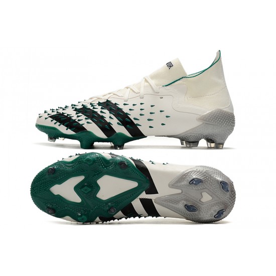 Adidas Predator Freak.1 FG Beige Green Low Soccer Cleats