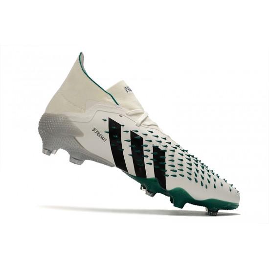 Adidas Predator Freak.1 FG Beige Green Low Soccer Cleats