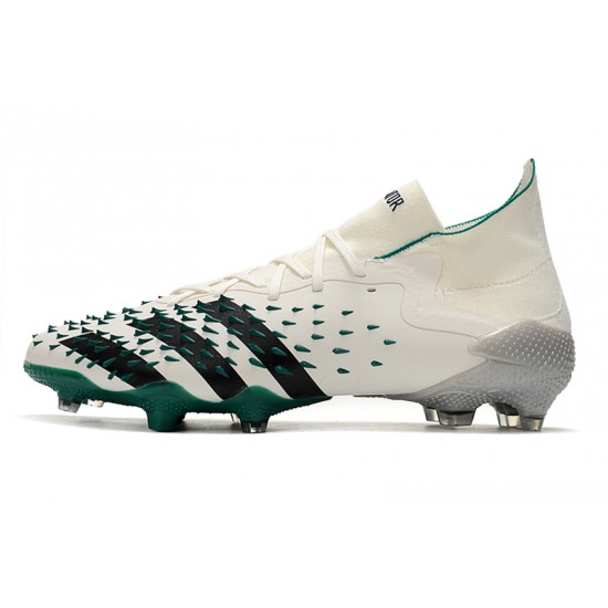 Adidas Predator Freak.1 FG Beige Green Low Soccer Cleats