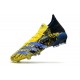 Adidas Predator Freak.1 FG Black Yellow Blue Low Soccer Cleats