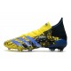 Adidas Predator Freak.1 FG Black Yellow Blue Low Soccer Cleats