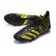 Adidas Predator Freak.1 FG Black Yellow Low Soccer Cleats