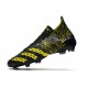 Adidas Predator Freak.1 FG Black Yellow Low Soccer Cleats