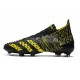 Adidas Predator Freak.1 FG Black Yellow Low Soccer Cleats