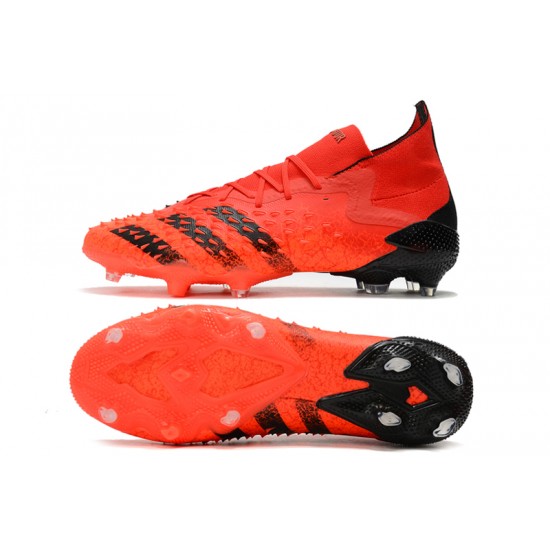 Adidas Predator Freak.1 FG Orange Black Low Soccer Cleats