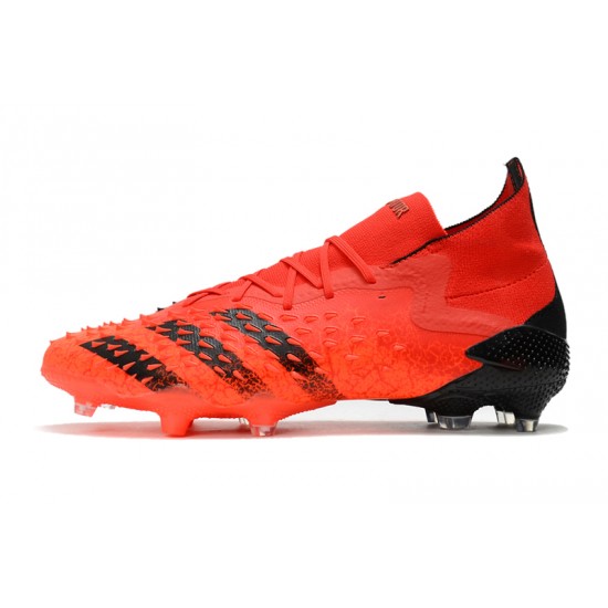 Adidas Predator Freak.1 FG Orange Black Low Soccer Cleats