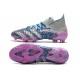 Adidas Predator Freak.1 FG Purple Silver Blue Low Soccer Cleats