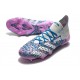 Adidas Predator Freak.1 FG Purple Silver Blue Low Soccer Cleats