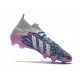 Adidas Predator Freak.1 FG Purple Silver Blue Low Soccer Cleats