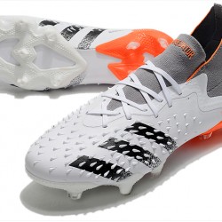 Adidas Predator Freak.1 FG White Orange Silver Black Low Soccer Cleats