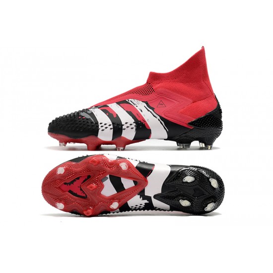 Adidas Predator Mutator 20 FG Black Red White High Soccer Cleats