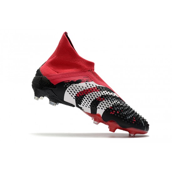 Adidas Predator Mutator 20 FG Black Red White High Soccer Cleats