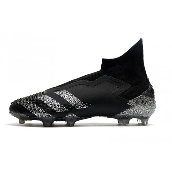 Adidas Predator Mutator 20 FG Black Silver High Soccer Cleats