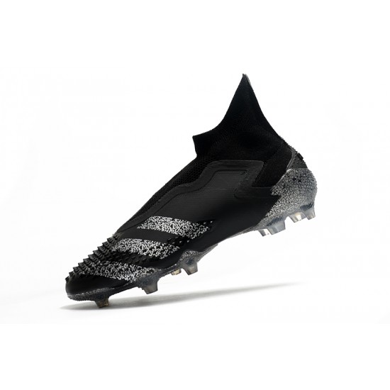 Adidas Predator Mutator 20 FG Black Silver High Soccer Cleats