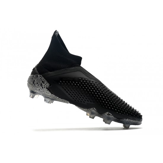 Adidas Predator Mutator 20 FG Black Silver High Soccer Cleats