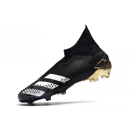 Adidas Predator Mutator 20 FG Silver Black High Soccer Cleats