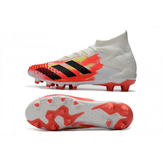 Adidas Predator Mutator 20.1 AG Beige White Black Orange Soccer Cleats