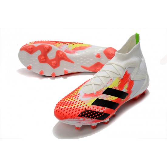 Adidas Predator Mutator 20.1 AG Beige White Black Orange Soccer Cleats