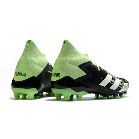 Adidas Predator Mutator 20.1 AG Black White Green Soccer Cleats