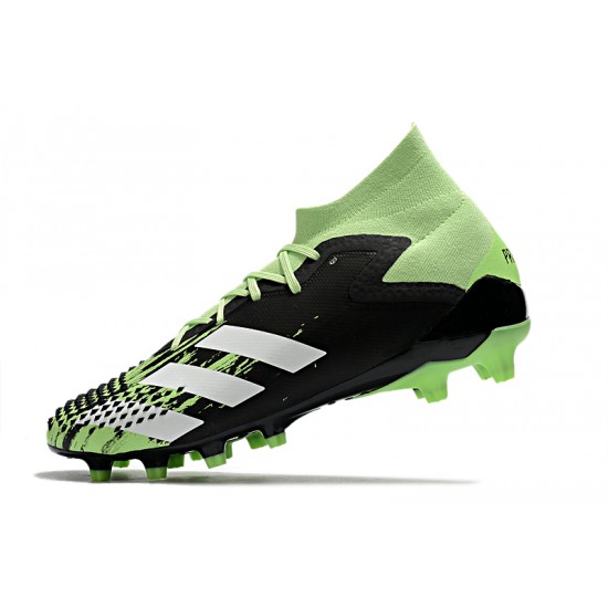 Adidas Predator Mutator 20.1 AG Black White Green Soccer Cleats