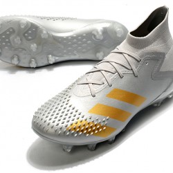 Adidas Predator Mutator 20.1 AG Silver Grey Gold Soccer Cleats