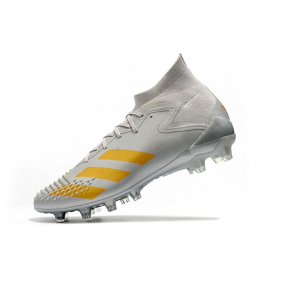 Adidas Predator Mutator 20.1 AG Silver Grey Gold Soccer Cleats