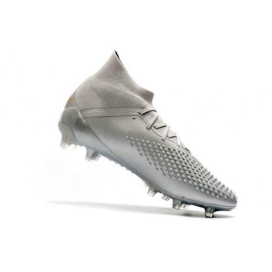 Adidas Predator Mutator 20.1 AG Silver Grey Gold Soccer Cleats