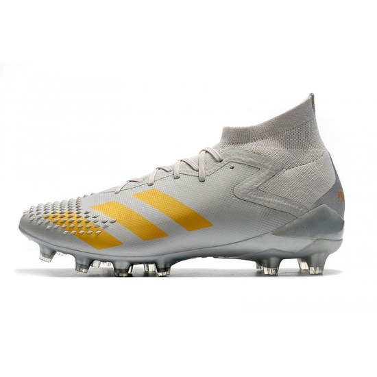 Adidas Predator Mutator 20.1 AG Silver Grey Gold Soccer Cleats