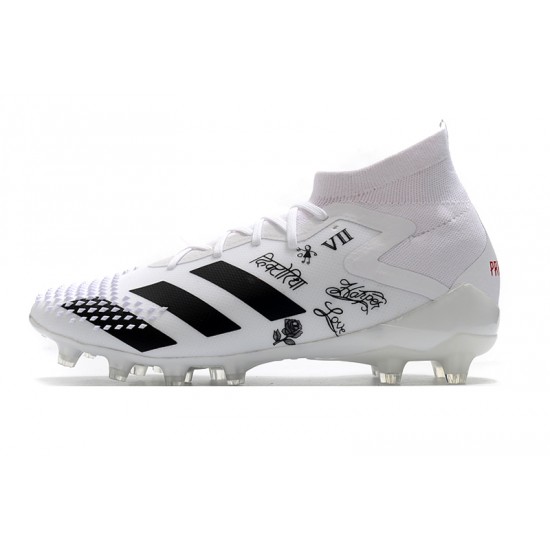 Adidas Predator Mutator 20.1 AG White Black Soccer Cleats