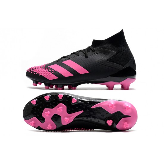 Adidas Predator Mutator 20.1 High AG Black Pink Soccer Cleats