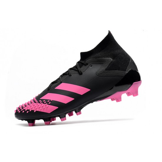 Adidas Predator Mutator 20.1 High AG Black Pink Soccer Cleats