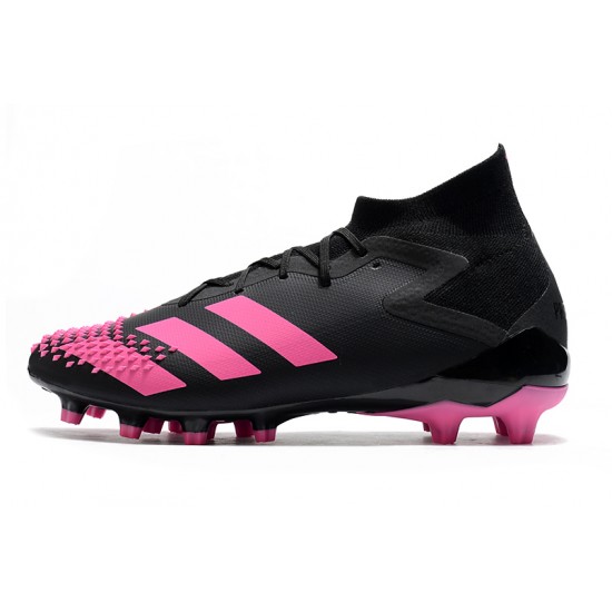 Adidas Predator Mutator 20.1 High AG Black Pink Soccer Cleats