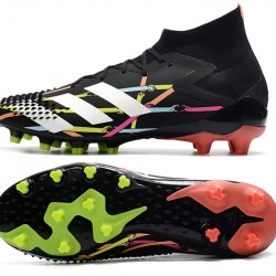 Adidas Predator Mutator 20.1 High AG Black White Orange Green Soccer Cleats