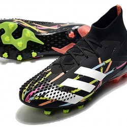 Adidas Predator Mutator 20.1 High AG Black White Orange Green Soccer Cleats