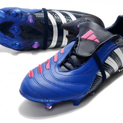 Adidas Predator Pulse Low FG UCL Black Blue Silver Soccer Cleats